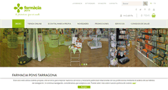 Desktop Screenshot of farmaciaponspons.com