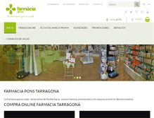 Tablet Screenshot of farmaciaponspons.com